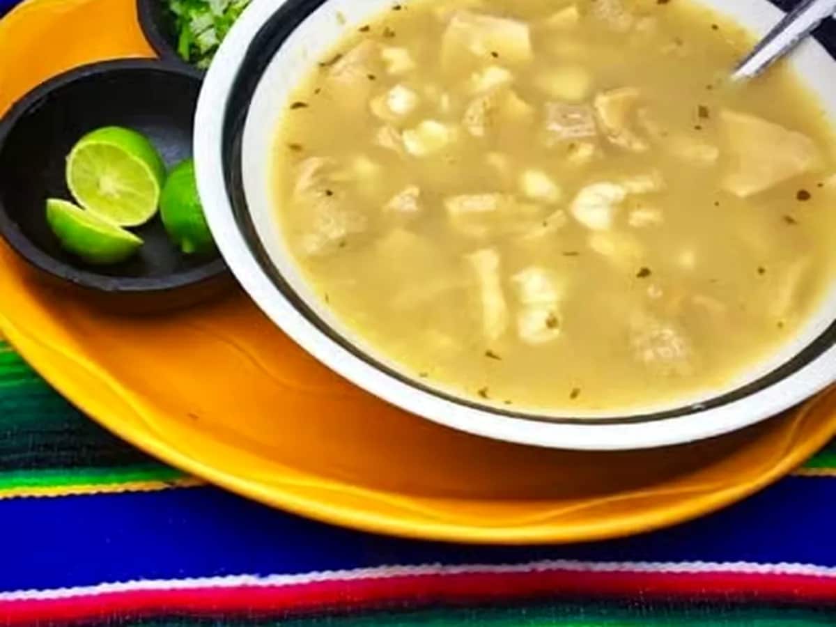 El Charro Cafe white menudo soup